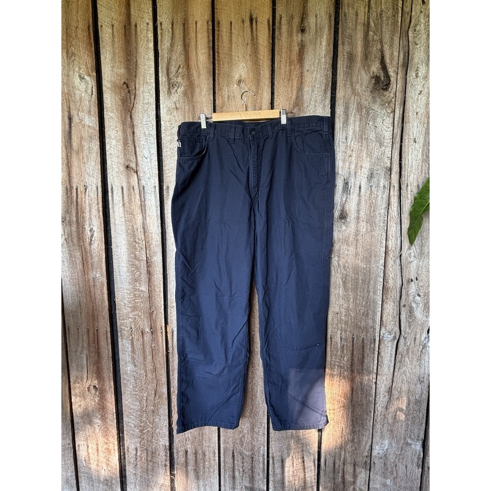 Carhartt FR Flame Resistant Work Pants‎ 44x32 Navy Blue CAT 2 ATPV 12.0 Men's